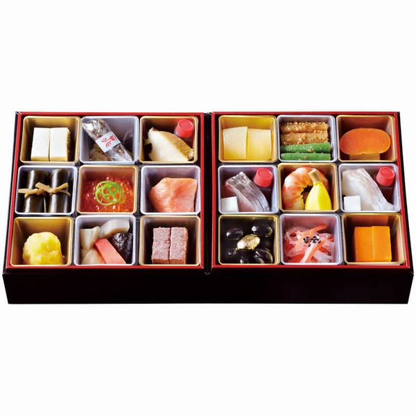 「京都吉兆」おせち 和風二段重(1人用)